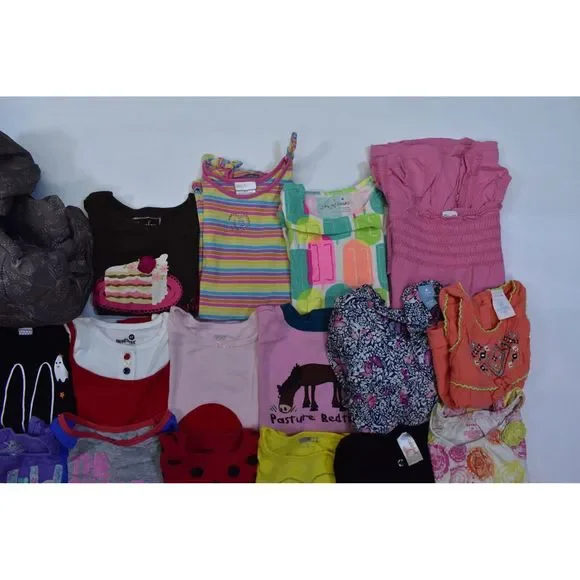 Wholesale Bulk Lot Of 20 Girls Size 4t Mixed Season Tops Dresses